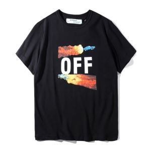 激安大特価2018 オフホワイト通販コピー OFF-WHITE 半袖Ｔシャツ 丸首プリント2色可選