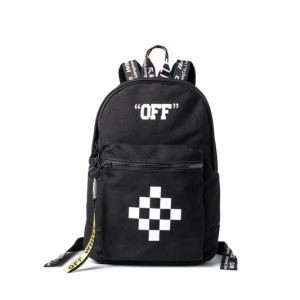 超特価セール OFF-WHITE オフホワイト バッグ コピー バック ファッション カバン リュック 旅行バック メンズ レディース ブラック チェック柄 人気バック