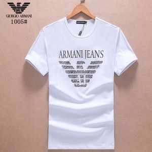 注目アイテムアルマーニ服コピーコットン半袖クルーネックTシャツ