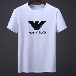 2018最新入荷アルマーニ通販半袖ＴシャツARMANIプリントロゴ高級感丸首Ｔシャツインナー2色可選