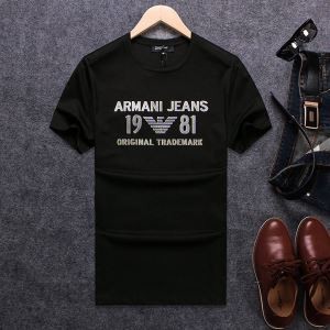 大好評アルマーニジーンズ半袖ＴシャツARMANI JEANSクールネックプリントＴシャツカットソー3色可選