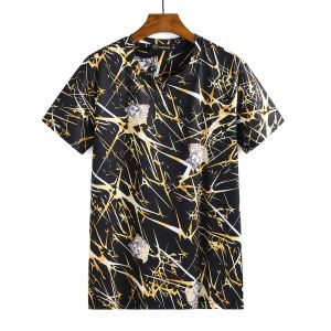 2018夏人気最新作ヴェルサーチ偽物メンズファションコットンTシャツ
