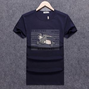 夏人気定番バーバリー偽物メンズファションコットン半袖クルーネックＴシャツ