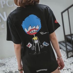 ☆CHROME HEARTS最新品☆ 半袖 トップス 快適 クロムハーツ Ｔシャツ メンズ 吸水速乾 ユニセックス 服