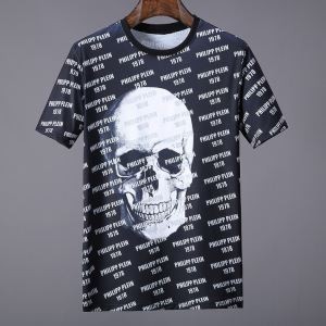 注目美品フィリッププレインコピーストリートプリントクルーネックメンズｔシャツ