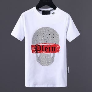 新着！PHILIPP PLEIN 人気 Tシャツ Uネック リラックス フィリッププレイン コピーGHOST -S メンズ 服