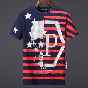 人気定番限定セールフィリッププレインストリートメンズクルーネック半袖Ｔシャツ