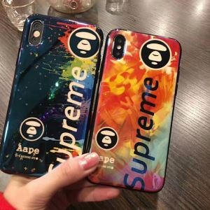 ins愛用2018流行り シュプリームiphone ケース Aape(エーエイプ) 新作  SUPREME コピー 限定品 人気セール