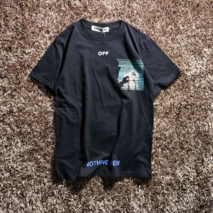 OFF-WHITE 2018夏定番アイテムオフホワイトコピーストリートクルーネック半袖ｔシャツ