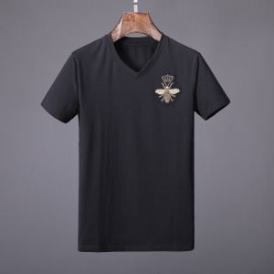 HOT2018ドルガバ 通販 コピーDolce&Gabbana 新作 トップス Patch Embellished  Tシャツ 快適 シンプル 服