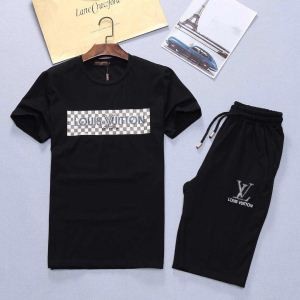 上下セット目を惹く作品2色可選半袖Ｔシャツ LOUIS VUITTON上品な光沢感