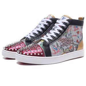 人気限定Christian LouboutinルブタンコピーCapsule Collectionスニーカーハイカットスパイクシューズ