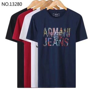 全国無料セールARMANIアルマーニ偽物プリントメンズクルーネック半袖Ｔシャツ新色追加