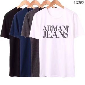 海外通販ARMANIアルマーニ通販2018おすすめプリントメンズクルーネック半袖Ｔシャツ