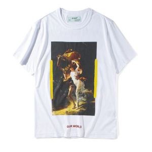 人気ブランドランキング 半袖Tシャツ Off-White国内即発送込 オフホワイト 2色可選