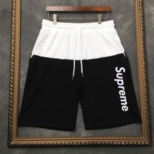 夏の定番Supremeシュプリーム通販メンズショートパンツ爽やかな印象スポーツウェアブラックｘホワイト