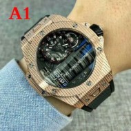2018年秋冬 日本輸入機械式（自動巻き）ムーブメント ウブロ HUBLOT 男性用腕時計 3色可選 大人気商品