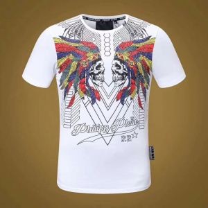 海外モデル　秋冬話題アイテム　フィリッププレイン PHILIPP PLEIN  Ｔシャツ  2色可選　価格セール