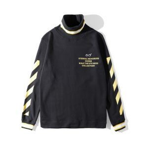 季節先取り?　爽やかな印象　Off-White オフホワイト　ハイネックパーカー　2018年秋冬のトレンド