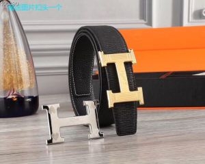 HERMESエルメスコピーベルトレザーゴールドバックルHE92-BELT-BKBRGDビジネス用メンズベルト