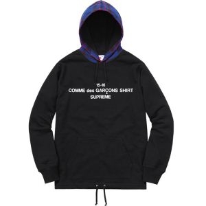 2018定番新作 2色選択可 視線を集めて パーカー  SUPREME X CDG Hooded Sweatshirt 韓国高級服