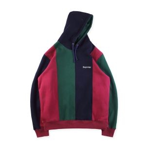 メール便対応  Supreme 18FW Tricolor Hooded Sweatshirt 気分がアガる 3色選択可  パーカー 新作追加！