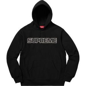 ルックスのいい  Supreme 18FW Perforated Leather Hooded Sweatshirt 多色選択可 パーカー 上品な印象