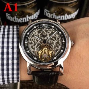 CARTIERカルティエ 時計 コピー超激得限定セール男性用腕時計メンズレザーウォッチ現代的なデザインプレゼント