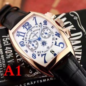 人気セール高品質franck muller コピーフランクミュラー新作メンズウォッチ男性用時計ブルーとホワイトの文字盤の腕時計レア商品