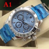 ロレックス 時計 偽物ROLEX着け心地の良い2018新作コレクションブルーカラーのウォッチ高品質ファッション男性用腕時計