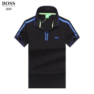 大人っぽい印象が素敵 HUGO BOSS ヒューゴボス 半袖Tシャツ 4色可選 抜群の人気を集め