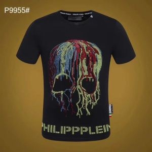 新鮮ながら上品 最新の春夏アイテム きれいめな印象 PHILIPP PLEIN フィリッププレイン 半袖Tシャツ