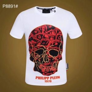 おしゃれの幅が広がり PHILIPP PLEIN フィリッププレイン 半袖Tシャツ 2色可選 スタイルUP効果あり