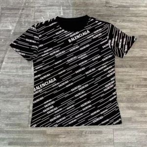 バレンシアガ tシャツ 偽物BALENCIAGA大人気モノグラムプリントフィット感のあるストレッチ半袖オシャレ感