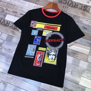 元気な印象に VERSACE ヴェルサーチ 半袖Tシャツ 透け感の持つ涼しげな印象