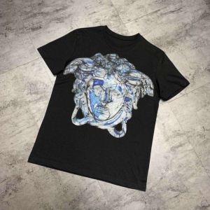 VERSACE ヴェルサーチ 半袖Tシャツ 2色可選 カジュアルの定番 2019夏に意外と人気な新作