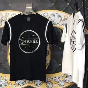 CHANEL新作限定シャネル tシャツ スーパーコピーロゴ半袖メンズシンプルラグジュアリーカジュアルタイプ