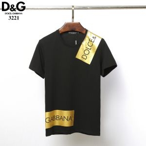 激安大低価Dolce&Gabbanaドルチェ&ガッバーナ tシャツ コピーG8HS4TG7RKAN0000ロゴラベル入りのラウンドネック