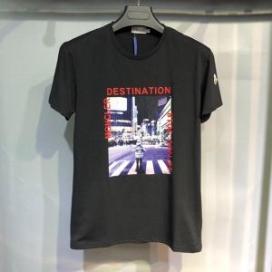 MONCLER モンクレール 半袖Tシャツ 2色可選 2019夏に意外と人気な新作 ジュアル感強めの着