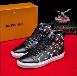 新作ダメージ加工 LOUIS VUITTON ルイ ヴィトン ハイトップシューズ SS19春夏入荷人気のスピーディ 3色可選