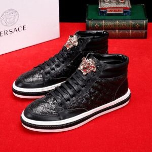 VERSACE ヴェルサーチ ハイトップシューズ 2色可選 夏季上品スタイル 2019春夏トレンドファッション新作