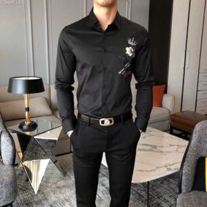Dolce&Gabbanaドルチェ＆ガッバーナ コピー高級感のある定番的でお洒落な長袖メンズボタンダウンシャツ