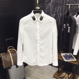 Dolce&Gabbanaドルガバ 服 コピー上品な雰囲気メンズ長袖ボタンダウンシャツ大人カジュアル