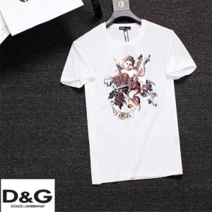 Dolce&Gabbana ドルチェ＆ガッバーナ 半袖Tシャツ 2色可選 2019年春夏のトレンドの動向 好感度が高いアイテム