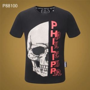 最新作入荷 Tシャツ/ティーシャツ フィリッププレイン 使えて可愛いデザイン夏新品 PHILIPP PLEIN 2色可選 追跡便関送込