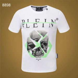 19SS最安値保証  Tシャツ/ティーシャツ フィリッププレイン 春夏新作セレブ愛用 PHILIPP PLEIN 2色可選