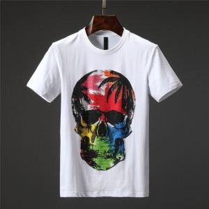 SS19待望入荷VIP価格 Tシャツ/ティーシャツ フィリッププレイン 新作ダメージ加工 PHILIPP PLEIN 2色可選 夏季先取り欲しい