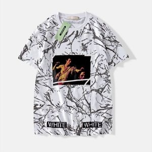 2019年春夏のトレンドの動向 カジュアルの定番 Off-White オフホワイト 半袖Tシャツ OFF-WHITE 2色可選