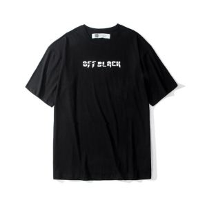 19SS 春夏最新作 関税補償新作限定大人可愛い Off-White オフホワイト 半袖Tシャツ OFF BLACK 2色可選