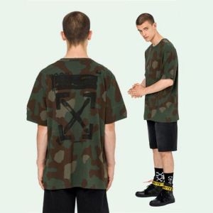 高級感が溢れた Off-White オフホワイト 半袖Tシャツ 2019人気お買い得アイテム OFF-WHITE CO VIRGIL ABLOH